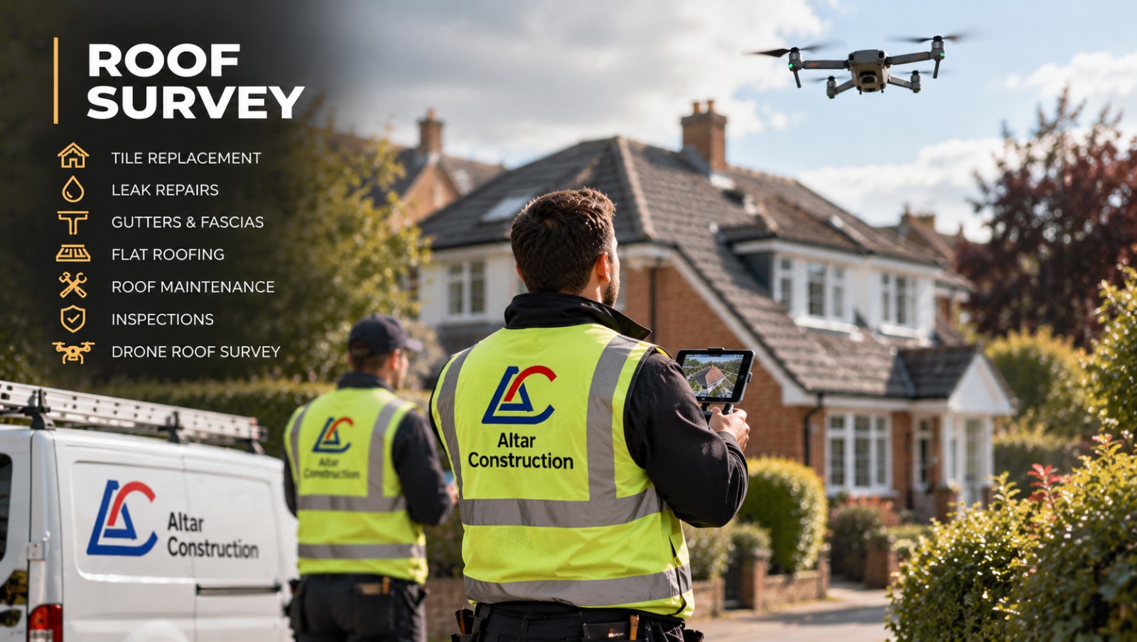 Drone roof survey
